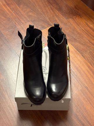 Stivaletti Tronchetti Zeppa Tatoo