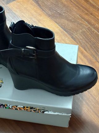 Stivaletti Tronchetti Zeppa Tatoo