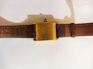 Reloj Cartier Oro 18k Chapa Mujer