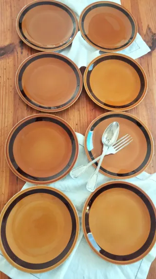 8 piatti frutta Tognana anni 60 vintage