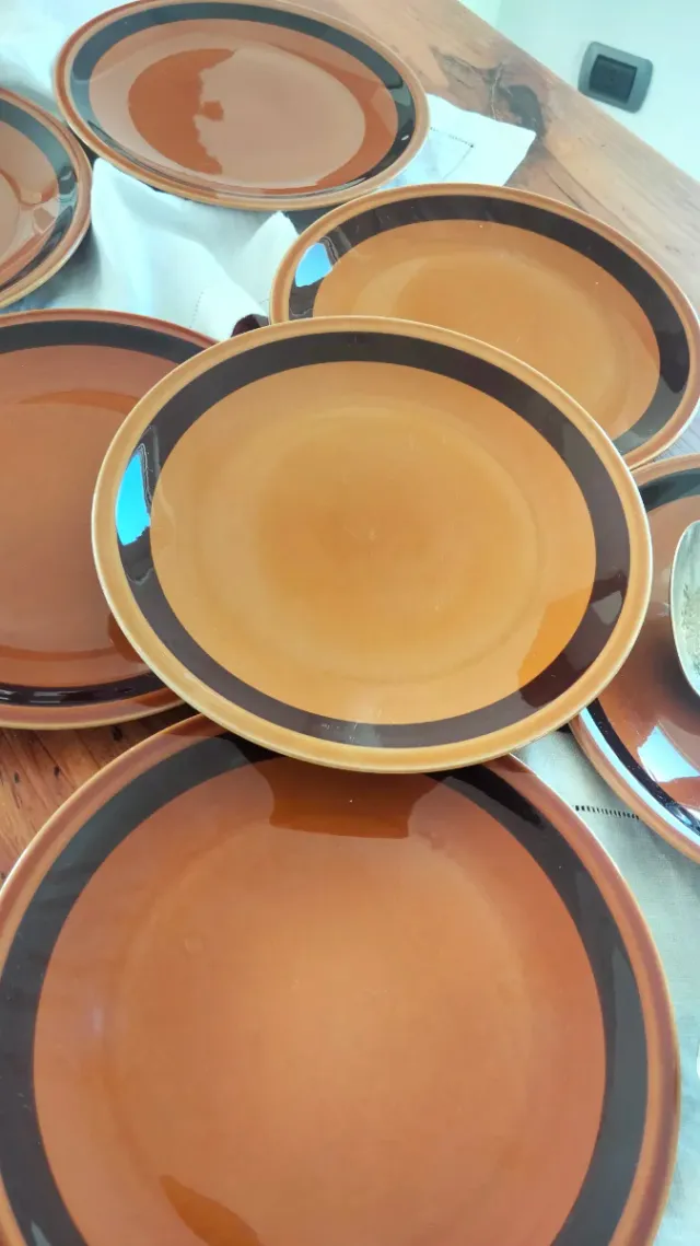 8 piatti frutta Tognana anni 60 vintage