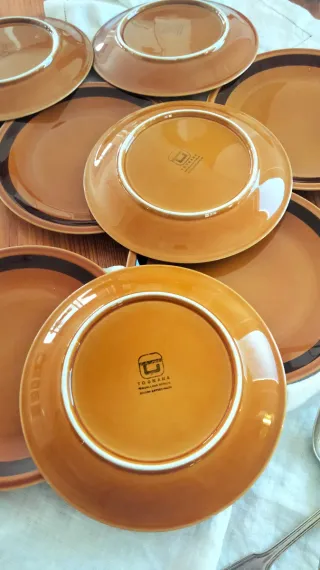 8 piatti frutta Tognana anni 60 vintage