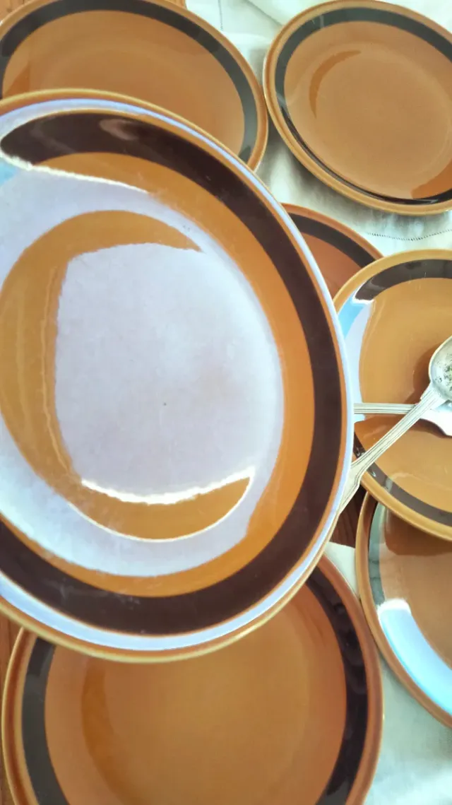 8 piatti frutta Tognana anni 60 vintage