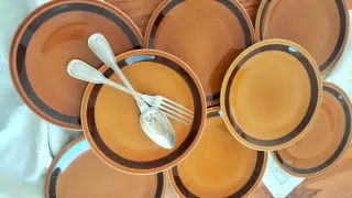 8 piatti frutta Tognana anni 60 vintage