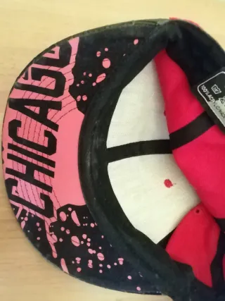 Cappellino Chicago Rosso e Nero Nuovo