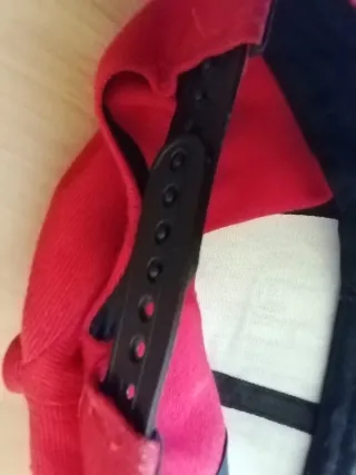 Cappellino Chicago Rosso e Nero Nuovo