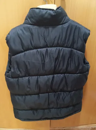 Chaleco acolchado negro hombre