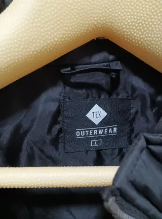 Chaleco acolchado negro hombre