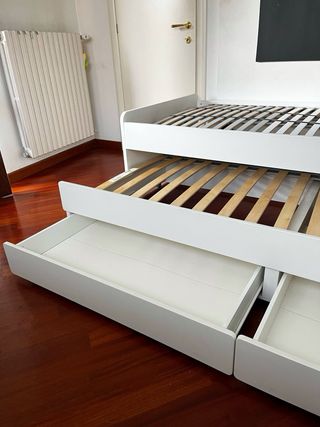 Letto SLÄKT Ikea + 2 materassi