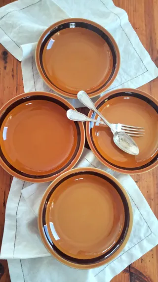 4 piatti fondi Tognana anni 60 vintage