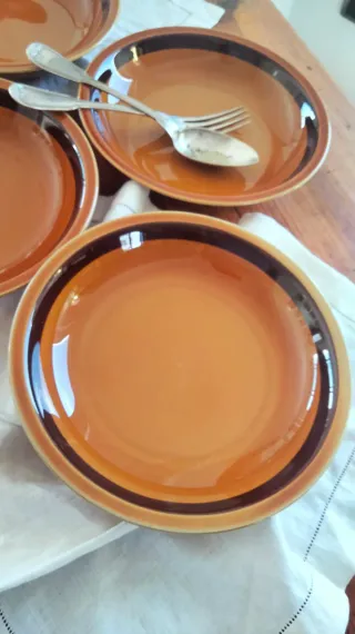 4 piatti fondi Tognana anni 60 vintage