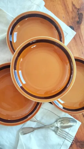 4 piatti fondi Tognana anni 60 vintage