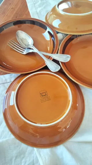 4 piatti fondi Tognana anni 60 vintage