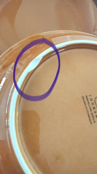 4 piatti fondi Tognana anni 60 vintage