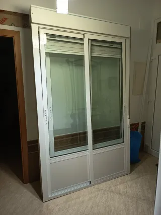 2 Balconeras Aluminio Cristales Climalit