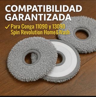 6 Mopas Conga Cecotec 11090/13090