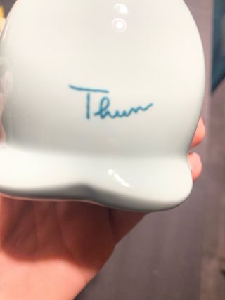 Palla di neve Thun angelo con palloncini