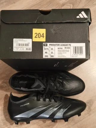 Botas de fútbol Adidas Predator Negras Talla 46