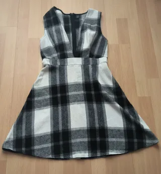 Vestido de cuadros Shein