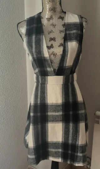 Vestido de cuadros Shein