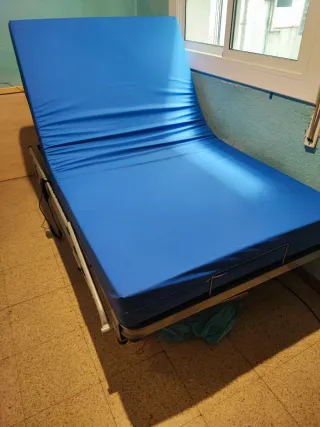 Cama articulada eléctrica con colchón