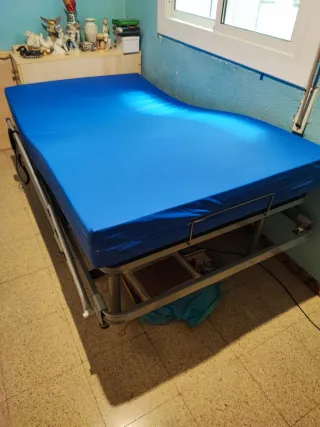 Cama articulada eléctrica con colchón