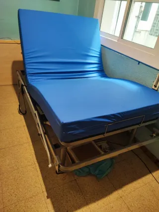 Cama articulada eléctrica con colchón