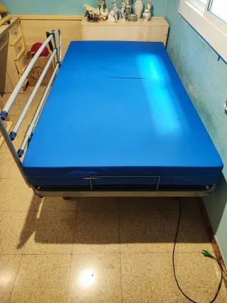 Cama articulada eléctrica con colchón