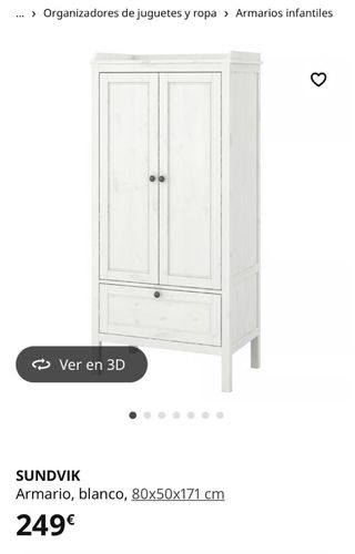 Armario ikea niños