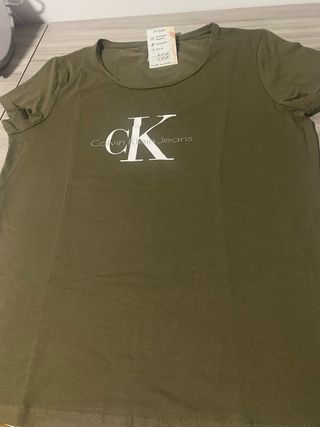 Camiseta Calvin Klein Jeans Verde Oliva
