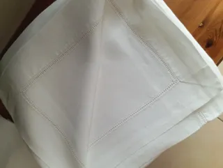 Lenzuolo lino ricamate a mano matrimoniale