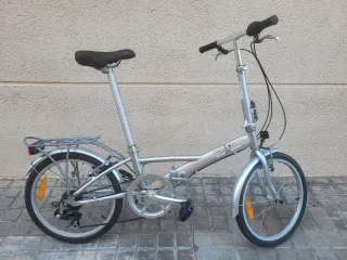 Bicicleta Conor Zippy Plegable Plata