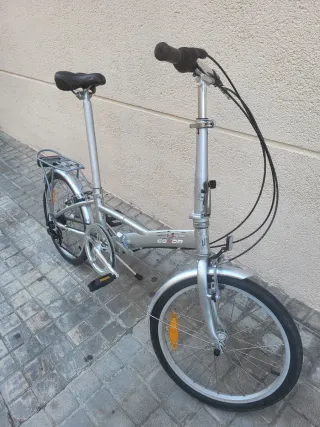 Bicicleta Conor Zippy Plegable Plata