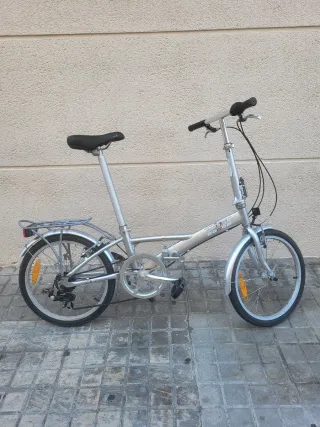 Bicicleta Conor Zippy Plegable Plata