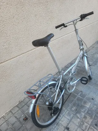 Bicicleta Conor Zippy Plegable Plata