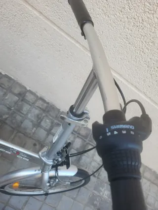 Bicicleta Conor Zippy Plegable Plata