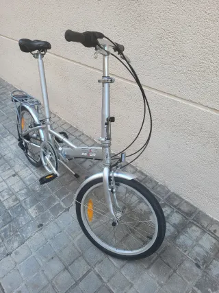 Bicicleta Conor Zippy Plegable Plata