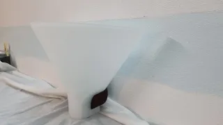 Lampadario da parete in vetro