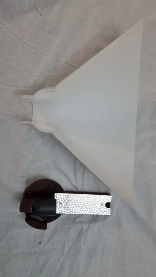 Lampadario da parete in vetro