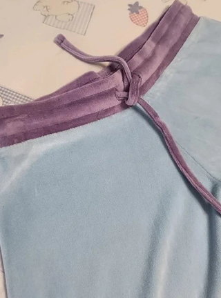 Pijama Señoretta T. S Azul y Malva