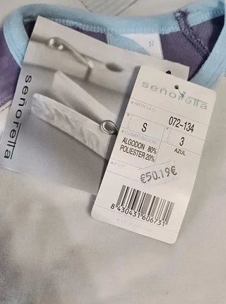 Pijama Señoretta T. S Azul y Malva