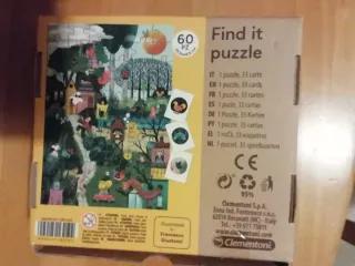 Puzzle Clementoni Find it puzzle 60 pezzi