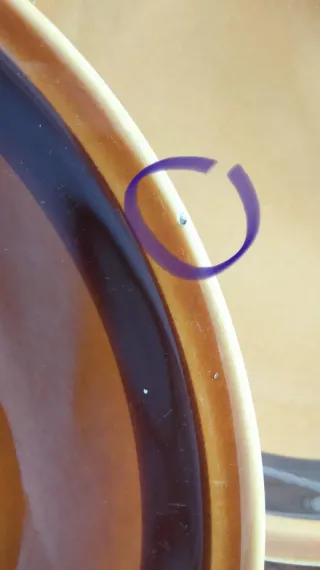 4 piatti Marroni Tognana anni 60 vintage