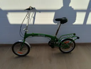 Bicicleta Plegable Verde 16