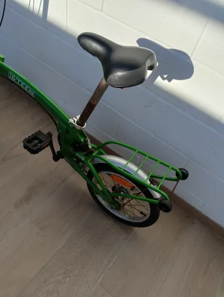 Bicicleta Plegable Verde 16
