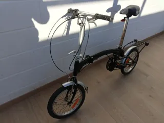 Bicicleta Plegable Negra