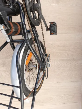 Bicicleta Plegable Negra