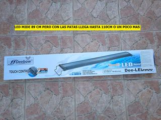 pantalla LED 90 100 cm pecera acuario luz