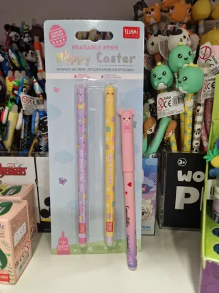 Set 3 Penne Gel Legami Happy Easter + Coccolotti