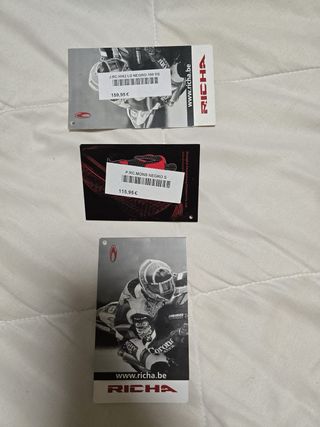 Equipación Mujer Moto Richa Negra Talla S